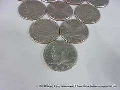 LOT: 10 MIXED 80'S & 90'S KENNEDY HALF DOLLARS