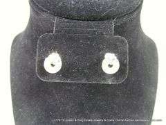 TIFFANY & CO. STERLING SILVER 1837 COLLECTION TOGGLE STYLE EARRINGS