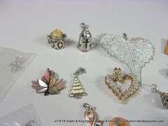 BAG: 25 ASSORTED FASHION PENDANTS & CHARMS