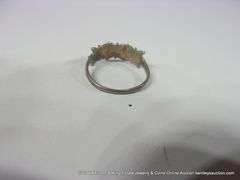 LOT: 4 SOUTHWEST SILVER & GREEN STONE JEWELRY - (2) RINGS, EARRINGS, ALL STERLING