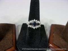 LOT 3: GEMSTONE & CZ FASHION RINGS - TOPAZ & SAPPHIRE