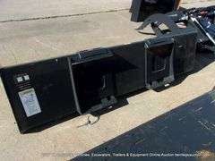 WOLVERINE SKID STEER 84” WIDE BUCKET ATTACHMENT, MODEL: TDB-11-84W, S# ZW-00409