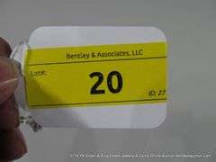 14K WHITE GOLD GARNET & DIAMOND FLORAL MOTIF ACCENT RING, SIZE 6.5