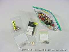 BAG: ASSORTED BEADS & STONES