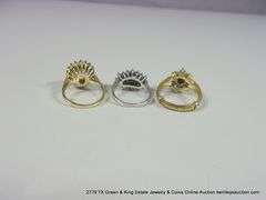 LOT 3: GEMSTONE & CZ FASHION RINGS - TOPAZ & SAPPHIRE