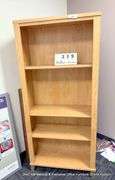 WOODEN BOOK SHELF