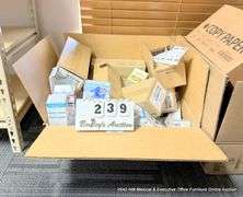 BOX OF MISC. SUPPLIES