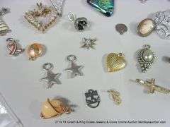 BAG: 25 ASSORTED FASHION PENDANTS & CHARMS