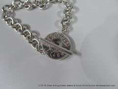 TIFFANY & CO. STERLING SIVLER 1837 COLLECTION 6" TOGGLE CLOSE BRACELET