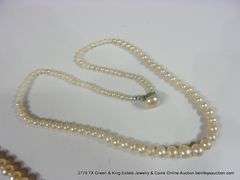 BAG: 2 FASHION VINTAGE STYLE PEARL NECKLACES