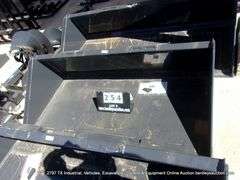 WOLVERINE SKID STEER TRACK DUTY 72” WIDE BUCKET, MODEL: TDB-11-72W, S/N: 2W-00382