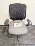 BLACK OFFICE CHAIR ON CASTERS