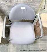 BLUE ARM CHAIR
