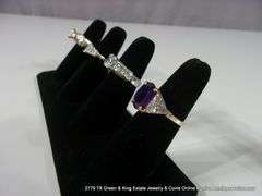 BAG: 5 ASSORTED SILVER & GOLD TONED & CZ FASHION RINGS