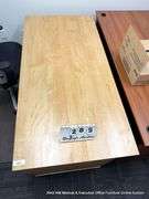 4-DRAWER WOOD DESK