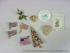 BAG: 10 ASSORTED FASHION DECORATIVE PINS