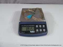 SOUTHWEST DESIGN LIQUID SILVER & BLUE BEADED NECKLACE, MULTI STRAND