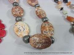 LOT 4: HEAVY STONE NECKLACES & BRACELETS - NATURAL STONES