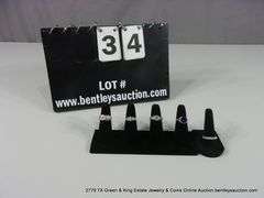 BAG: 5 ASSORTED SILVER & GOLD TONED & CZ FASHION RINGS