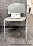 GRAY PLASTIC CHAIR