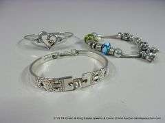 LOT 3: STERLING SILVER FASHION BRACELETS (1) JAMES AVERY (1) PANDORA, (1) MUTINY