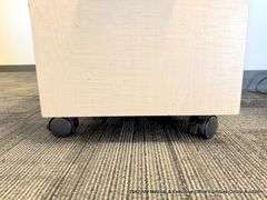 PADDED 2-DRAWER FILE CABINETS ON CASTERS