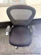 9-5 BLACK OFFICE CHAIR ON CASTERS