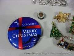 BAG: 10 ASSORTED FASHION DECORATIVE PINS