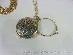 BAG: ASSORTED FASHION GOLD NECKLACES - CROSS, FISH & CROSS, MONOGRAM EYEGLASS