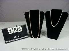 BAG: 2 FASHION VINTAGE STYLE PEARL NECKLACES