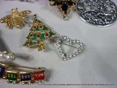 BAG: 10 ASSORTED FASHION DECORATIVE PINS