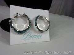 LOT 3: GLAMOUR SPARKLE BLUE & SILVER MULTI-STRAND BEADED NECKLACE, BRACELET, & EARRING SET