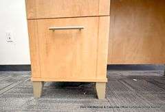 4-DRAWER WOOD DESK