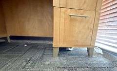 4-DRAWER WOOD DESK