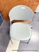 GRAY PLASTIC CHAIR