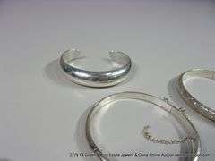 LOT 7: ASSORTED STERLING SILVER BRACELETS