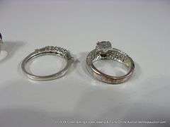 BAG: 5 ASSORTED SILVER & GOLD TONED & CZ FASHION RINGS