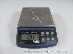 14K WHITE GOLD SIMPLE CHAIN NECKLACE W/ SINGLE DIAMOND DROP PENDANT