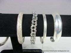 LOT 7: ASSORTED STERLING SILVER BRACELETS