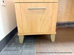 4-DRAWER WOOD DESK
