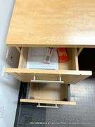 4-DRAWER WOOD DESK