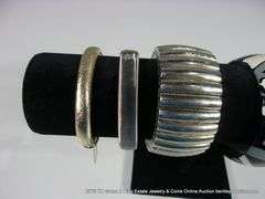 BAG: 5 ASSORTED FASHION BANGLE BRACELETS