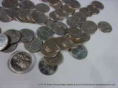 BAG: 52 MIXED WASHINGTON QUARTERS, MAINLY STATES COMMEMORATIVE