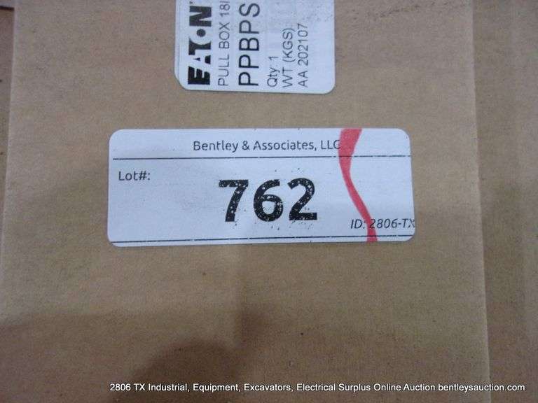 PALLET: EATON PPBPS18200 TB 18" X 2" PULL - BOX - 90 PC'S