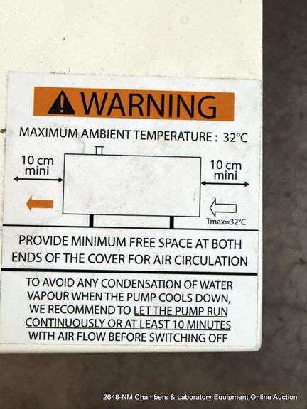 PFEIFFER VACUUM ADIXEN SEK 15 VACUUM PUMP HOUSING