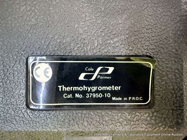 COLE PARMER 37950-10 THERMOHYGROMETER