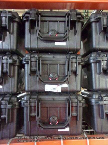 PELICAN 1300 BLACK POLY CASES (3X MONEY)