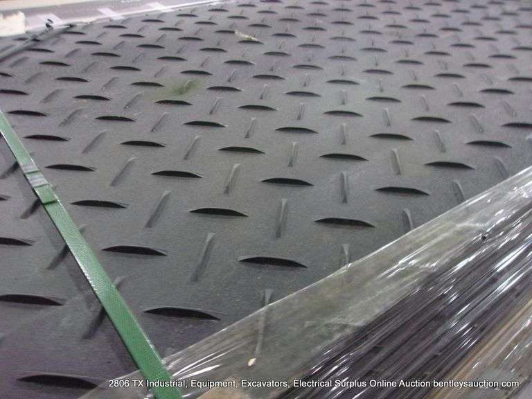 IRANCH IRGPM GROUND PROTECTION MATS - 4' X 8' X 1/2" - DIAMOND PLATE PATTERN - (14 SHEETS X MONEY)
