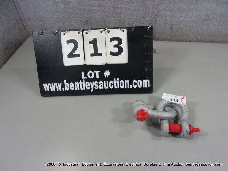 JK ALL METAL KG45 HEAVY DUTY STEEL SHACKLES /LIFTING SHACKLES - 4-3/4 TON X 3/4" (2X MONEY)