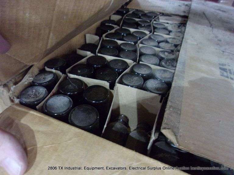 OWENS BROCKWAY 1 OZ BROWN GLASS CONTAINERS